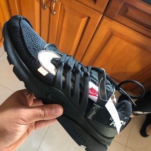 Nike presto off white black size 12